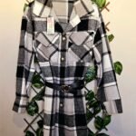 Vestido Cuadros con Cinturón