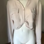 Camisa Corta Beige