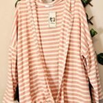 Chaqueta Rayas Rosa y Blanco